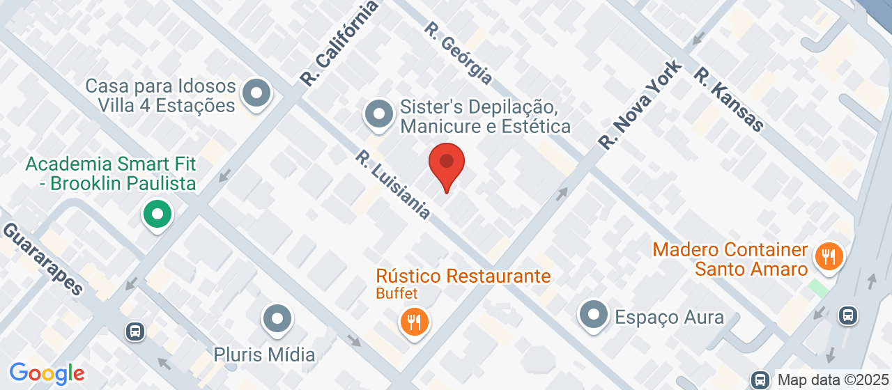 Mapa — Rua Luisiania, 378
